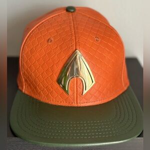 Snapback Pleather Aquaman Cap